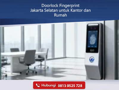 Doorlock Fingerprint Jakarta Selatan untuk Kantor dan Rumah