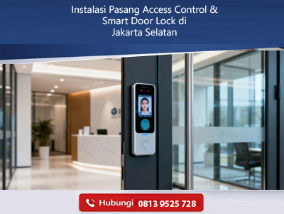Instalasi Pasang Access Control & Smart Door Lock di Jakarta Selatan
