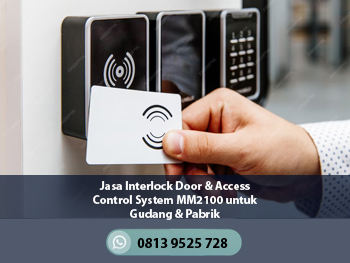 Jasa Interlock Door & Access Control System MM2100 untuk Gudang & Pabrik