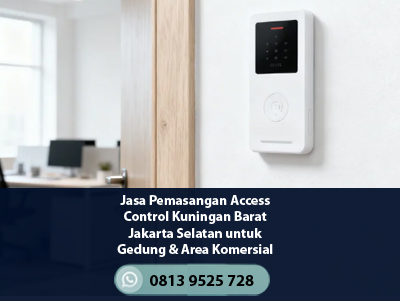 Jasa Pemasangan Access Control Kuningan Barat Jakarta Selatan untuk Gedung & Area Komersial