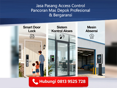 Jasa Pasang Access Control Pancoran Mas Depok Profesional & Bergaransi
