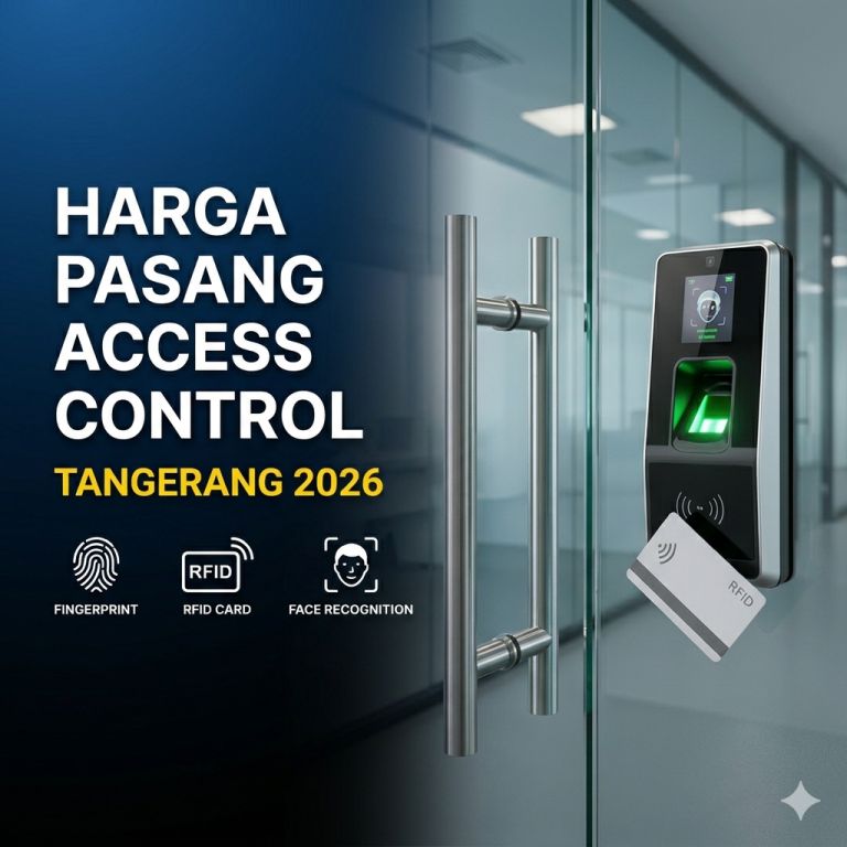 Harga pemasangan access control Tangerang 2026 fingerprint RFID face recognition