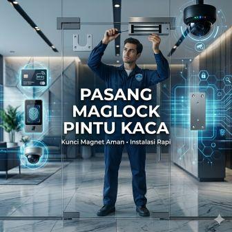 pasang maglock pintu kaca