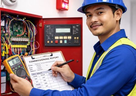 Testing Commissioning Fire Alarm System