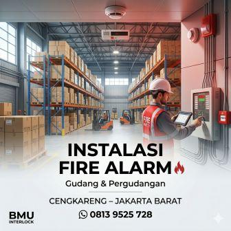 instalasi fire alarm untuk gudang & pergudangan di Cengkareng