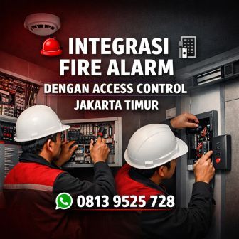 integrasi fire alarm dengan access control jakarta timur