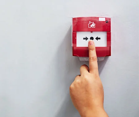 Manual Call Point Fire Alarm BMU Interlock