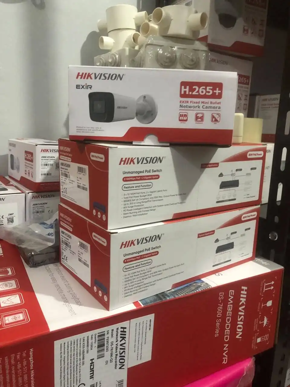 Kamera NVR dan perangkat PoE CCTV BMU Interlock Jakarta Timur