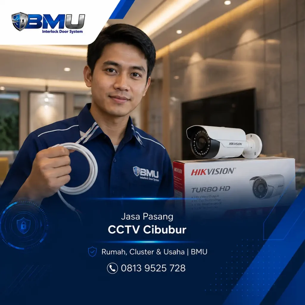 Jasa Pasang CCTV Cibubur untuk Rumah, Cluster & Usaha | BMU