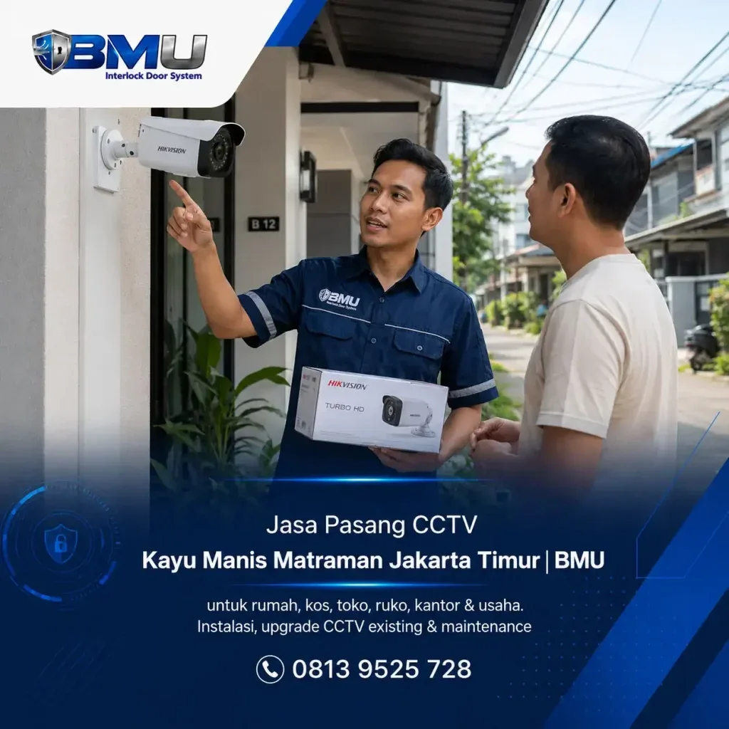 Jasa Pasang CCTV Kayu Manis Matraman Jakarta Timur | BMU
