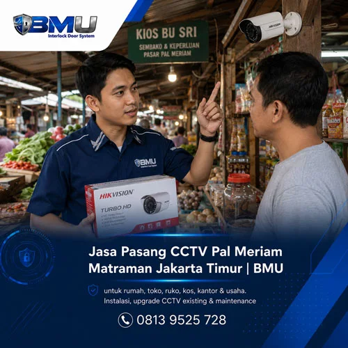 Jasa Pasang CCTV Pal Meriam Matraman Jakarta Timur | BMU