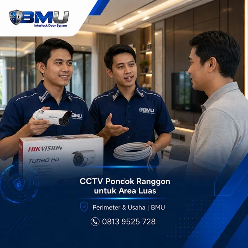 CCTV Pondok Ranggon untuk Area Luas, Perimeter & Usaha | BMU