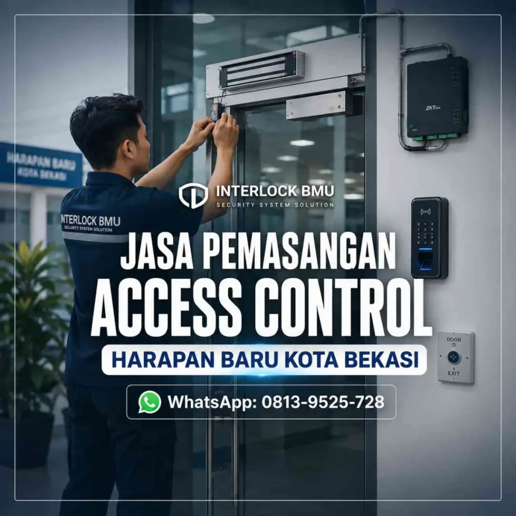 Jasa pemasangan access control Harapan Baru Kota Bekasi oleh Interlock BMU
