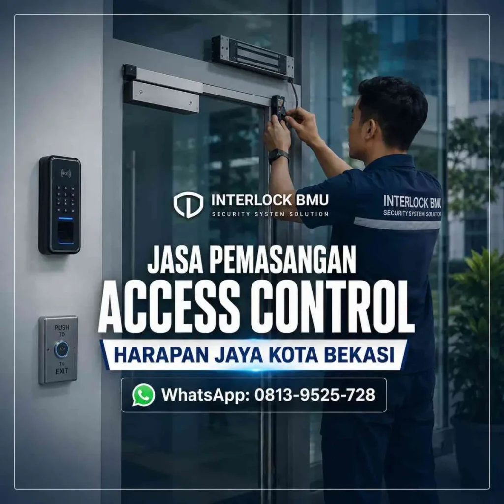 Jasa pemasangan access control Harapan Jaya Kota Bekasi oleh Interlock BMU