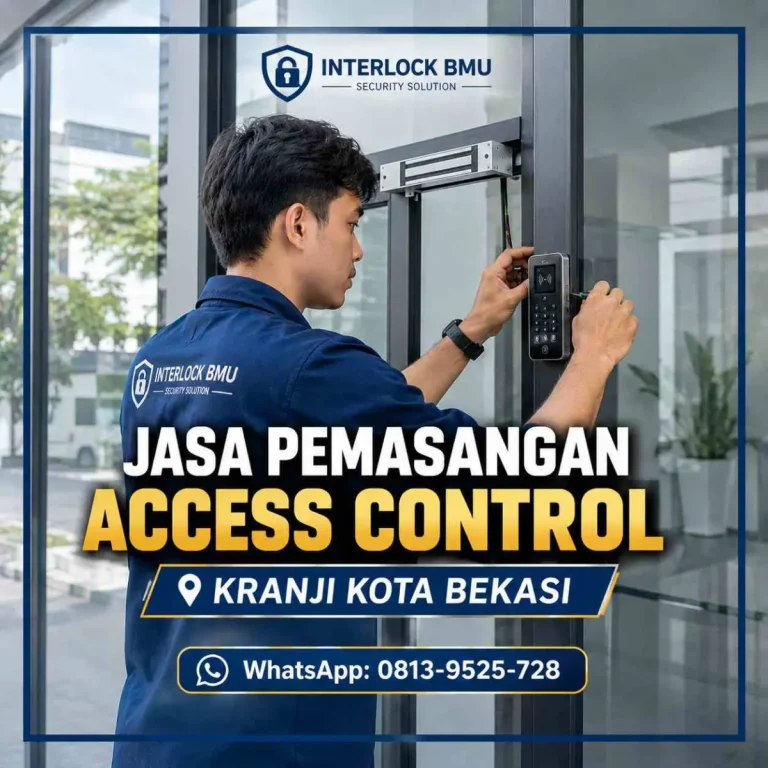 Jasa pemasangan access control Kranji Kota Bekasi Interlock BMU