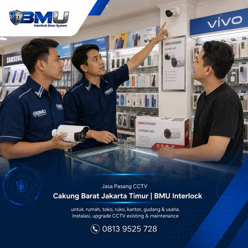 Jasa Pasang CCTV Cakung Barat Jakarta Timur | BMU Interlock
