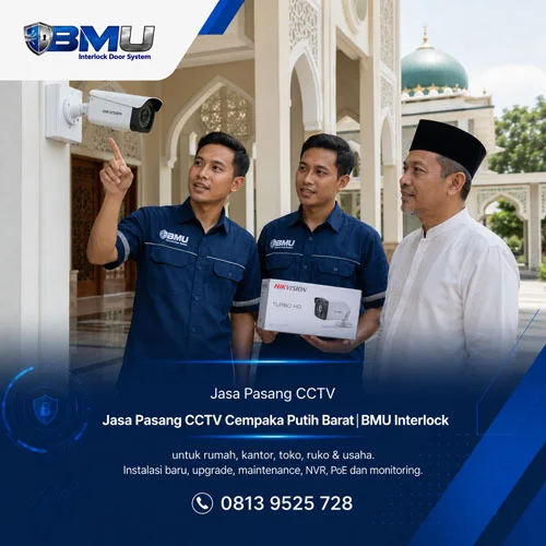 Jasa Pasang CCTV Cempaka Putih Barat | BMU Interlock