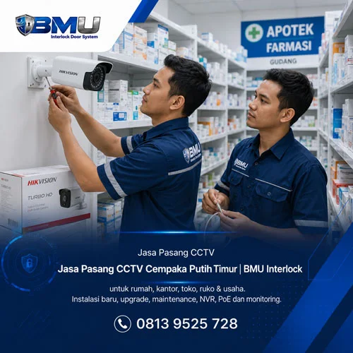 Jasa Pasang CCTV Cempaka Putih Timur | BMU Interlock