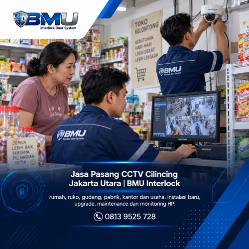 Jasa Pasang CCTV Cilincing Jakarta Utara | BMU Interlock