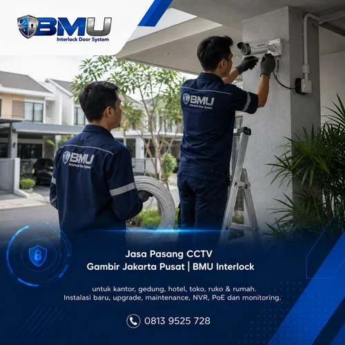 Jasa Pasang CCTV Gambir Jakarta Pusat | BMU Interlock