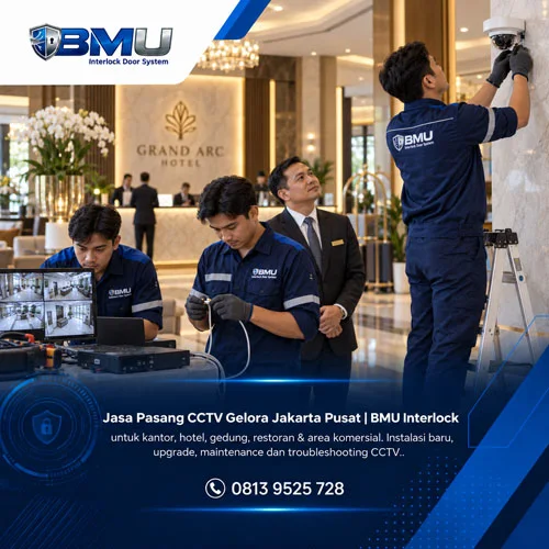 Jasa Pasang CCTV Gelora Jakarta Pusat | BMU Interlock