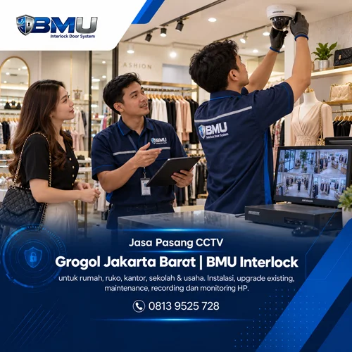 Jasa Pasang CCTV Grogol Jakarta Barat | BMU Interlock