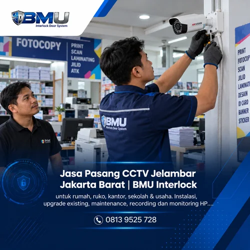 Jasa Pasang CCTV Jelambar Jakarta Barat | BMU Interlock
