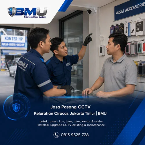 Jasa Pasang CCTV Kelurahan Ciracas Jakarta Timur | BMU