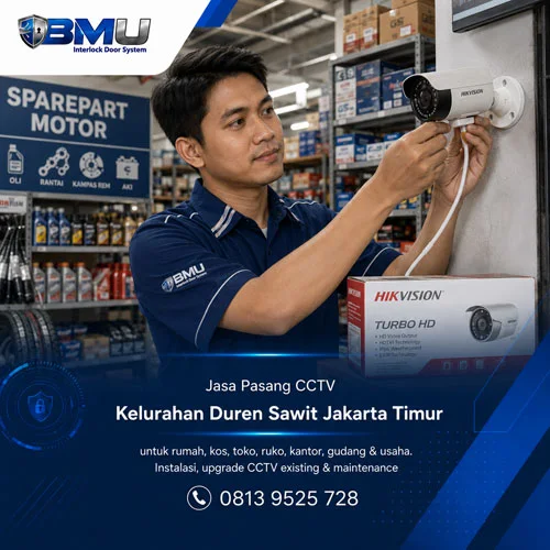 Jasa Pasang CCTV Kelurahan Duren Sawit Jakarta Timur | BMU