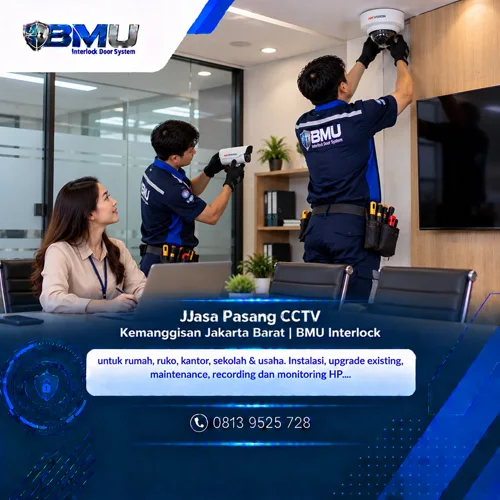 Jasa Pasang CCTV Kemanggisan Jakarta Barat | BMU Interlock