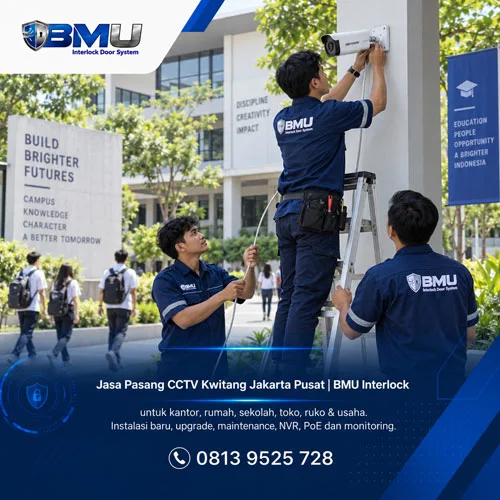 Jasa Pasang CCTV Kwitang Jakarta Pusat | BMU Interlock