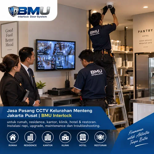 Jasa Pasang CCTV Kelurahan Menteng | BMU Interlock