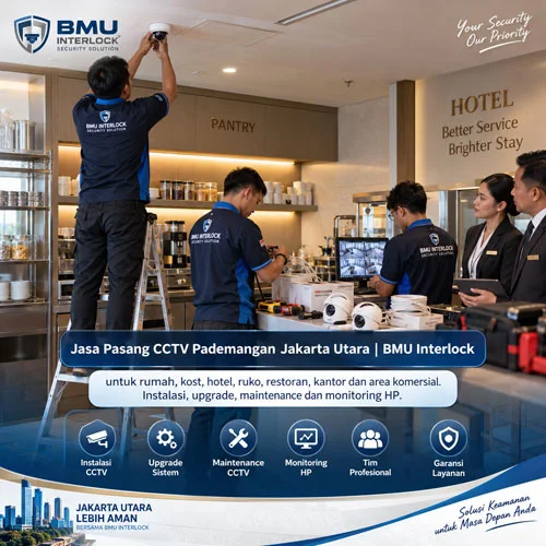 Jasa Pasang CCTV Pademangan Jakarta Utara | BMU Interlock