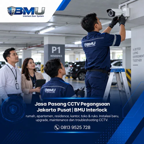 Jasa Pasang CCTV Pegangsaan Jakarta Pusat | BMU Interlock