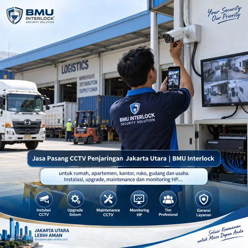 Jasa Pasang CCTV Penjaringan Jakarta Utara | BMU Interlock