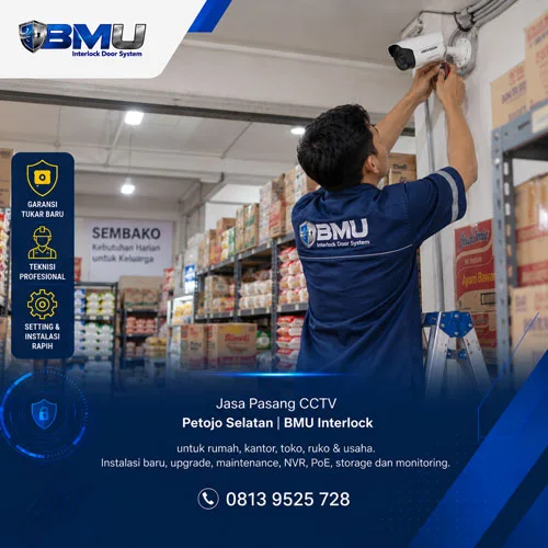 Jasa Pasang CCTV Petojo Selatan | BMU Interlock