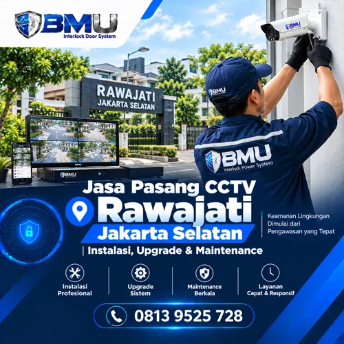 Jasa Pasang CCTV Rawajati Jakarta Selatan | BMU Interlock