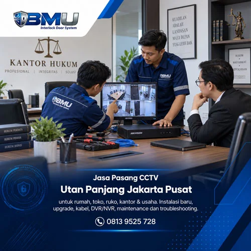 Jasa Pasang CCTV Utan Panjang Jakarta Pusat | BMU Interlock