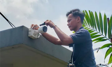 Pemasangan CCTV BMU Interlock untuk kantor dan area komersial