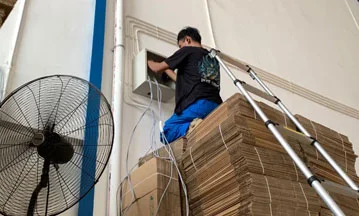 Pemasangan CCTV BMU Interlock untuk ruko retail dan area usaha