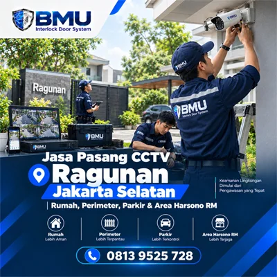 Jasa Pasang CCTV Ragunan | Rumah, Perimeter & Harsono RM
