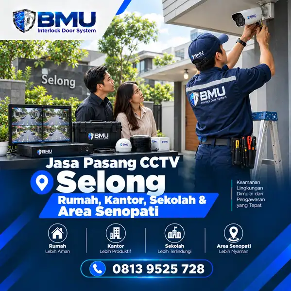 Jasa Pasang CCTV Selong | Rumah, Kantor, Sekolah & Senopati