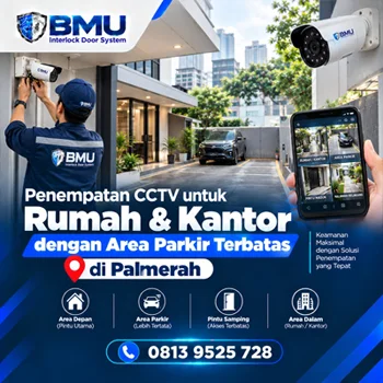 Penempatan CCTV Rumah & Kantor dengan Parkir Terbatas di Palmerah