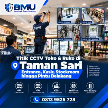 Titik CCTV Toko & Ruko: Entrance, Kasir hingga Stockroom